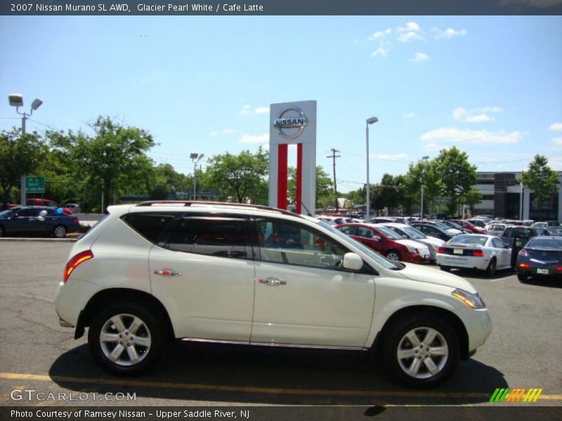 Glacier Pearl White / Cafe Latte 2007 Nissan Murano SL AWD