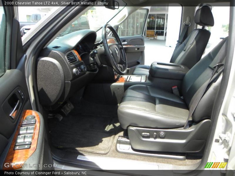 Silver Birch Metallic / Ebony 2008 Chevrolet Tahoe LTZ 4x4