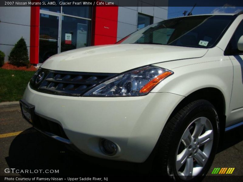 Glacier Pearl White / Cafe Latte 2007 Nissan Murano SL AWD