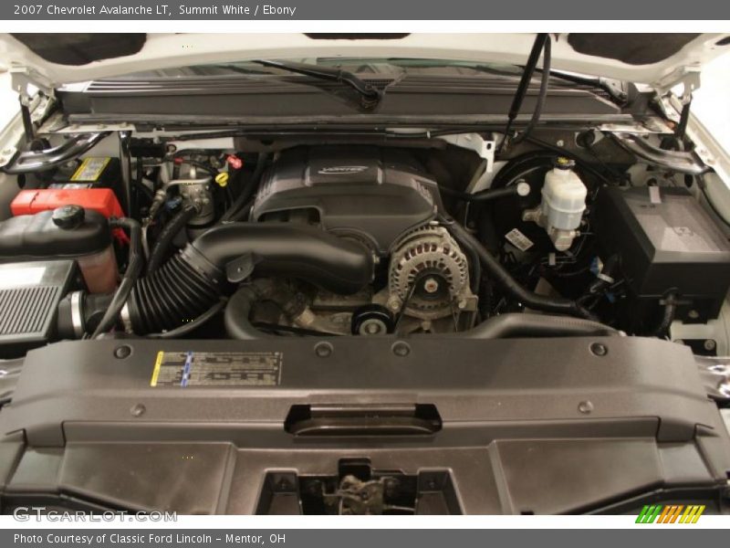 Summit White / Ebony 2007 Chevrolet Avalanche LT