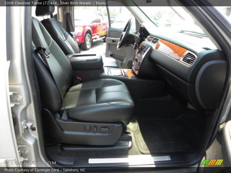 Silver Birch Metallic / Ebony 2008 Chevrolet Tahoe LTZ 4x4