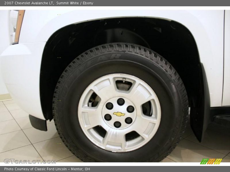 Summit White / Ebony 2007 Chevrolet Avalanche LT