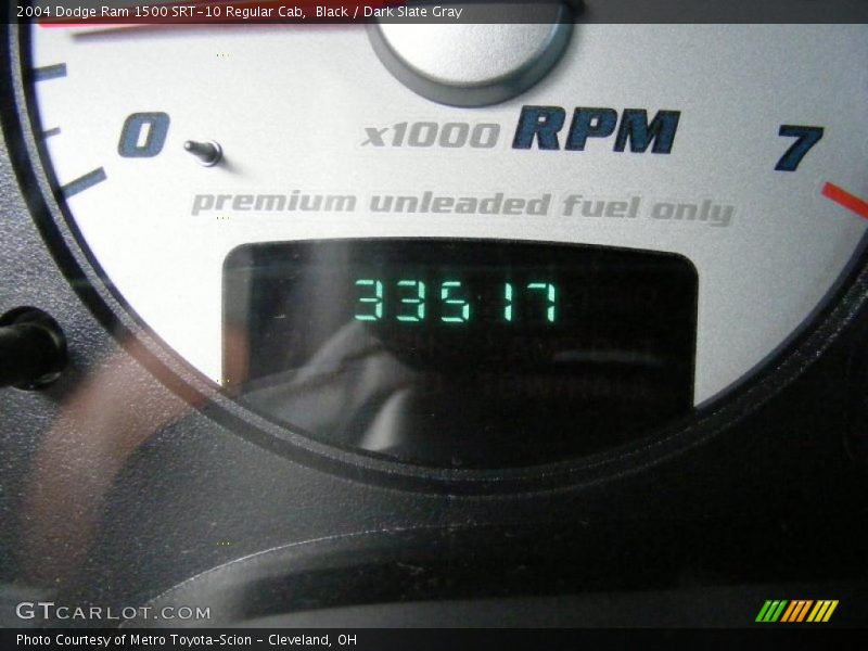 Black / Dark Slate Gray 2004 Dodge Ram 1500 SRT-10 Regular Cab