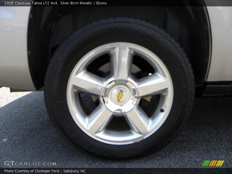Silver Birch Metallic / Ebony 2008 Chevrolet Tahoe LTZ 4x4