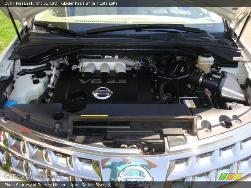 Glacier Pearl White / Cafe Latte 2007 Nissan Murano SL AWD