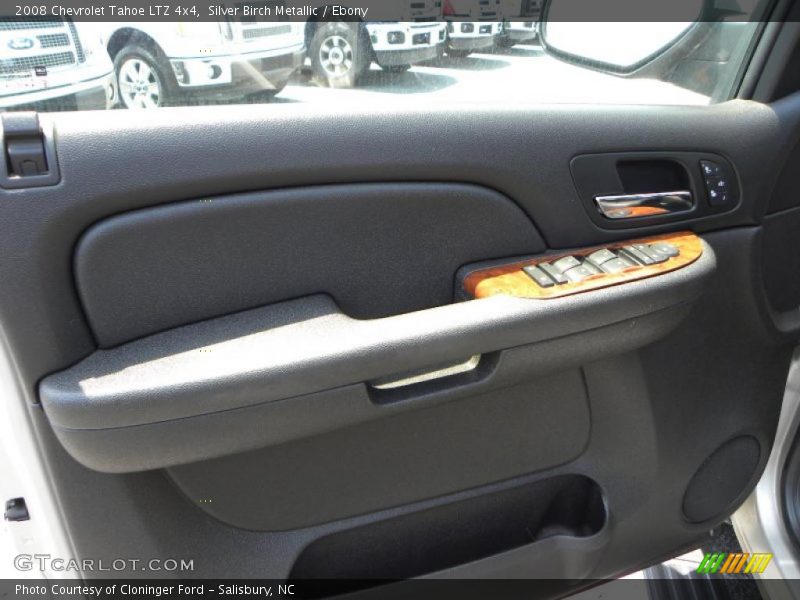 Silver Birch Metallic / Ebony 2008 Chevrolet Tahoe LTZ 4x4
