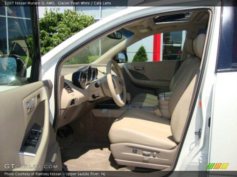 Glacier Pearl White / Cafe Latte 2007 Nissan Murano SL AWD