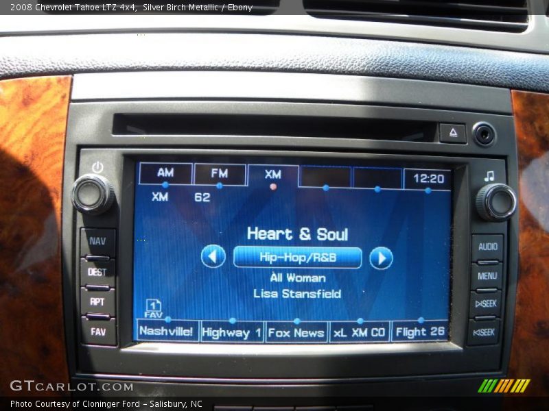 Silver Birch Metallic / Ebony 2008 Chevrolet Tahoe LTZ 4x4