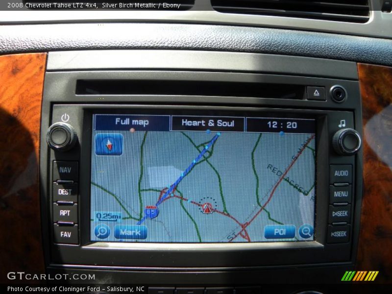 Silver Birch Metallic / Ebony 2008 Chevrolet Tahoe LTZ 4x4