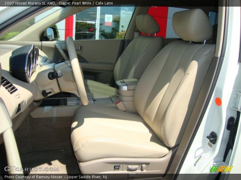 Glacier Pearl White / Cafe Latte 2007 Nissan Murano SL AWD