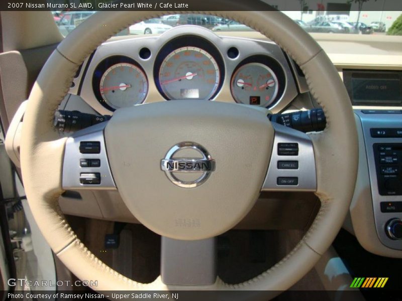 Glacier Pearl White / Cafe Latte 2007 Nissan Murano SL AWD