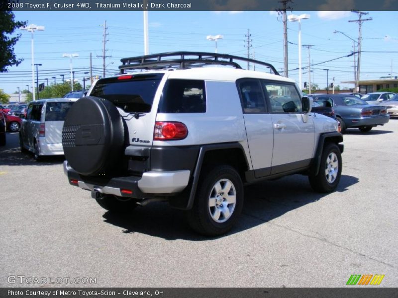 Titanium Metallic / Dark Charcoal 2008 Toyota FJ Cruiser 4WD