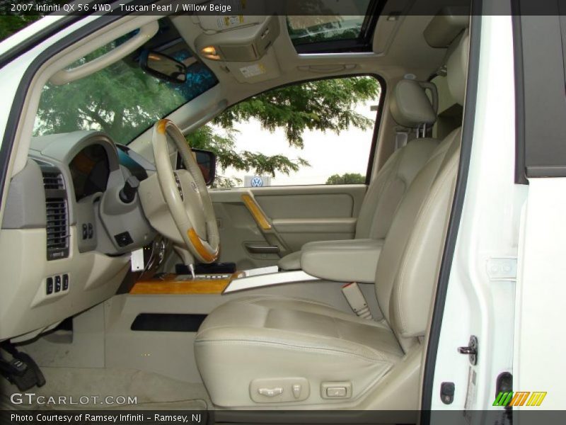 Tuscan Pearl / Willow Beige 2007 Infiniti QX 56 4WD