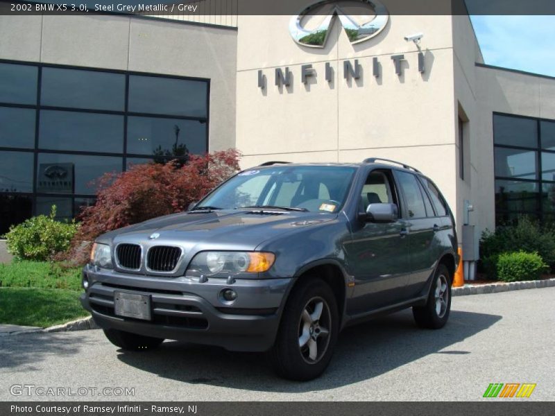 Steel Grey Metallic / Grey 2002 BMW X5 3.0i