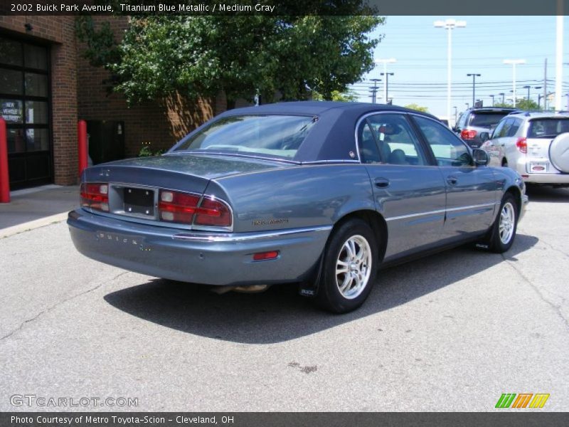 Titanium Blue Metallic / Medium Gray 2002 Buick Park Avenue