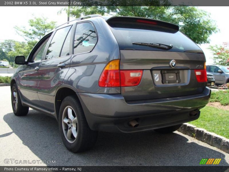 Steel Grey Metallic / Grey 2002 BMW X5 3.0i