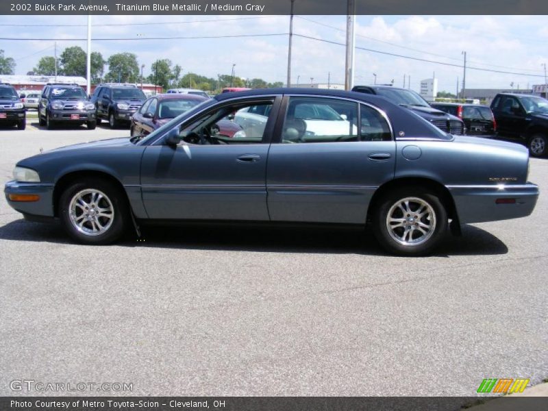 Titanium Blue Metallic / Medium Gray 2002 Buick Park Avenue