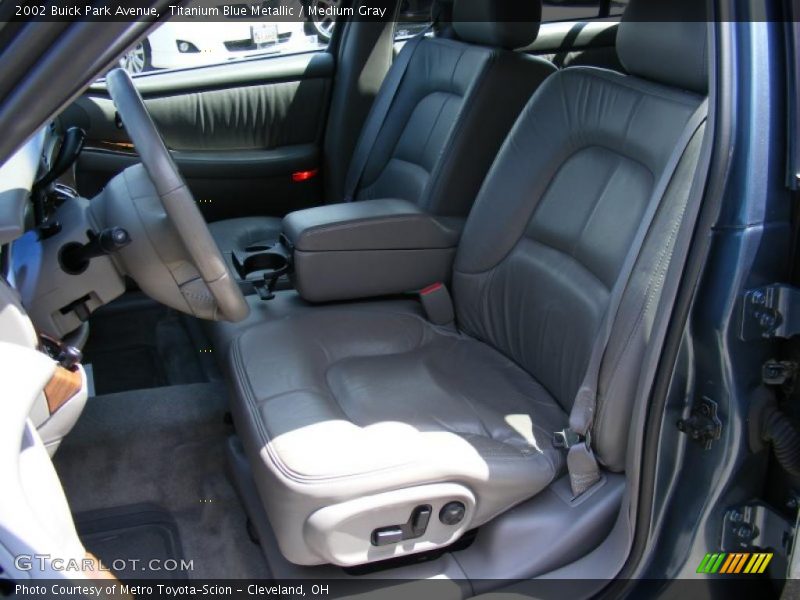 Titanium Blue Metallic / Medium Gray 2002 Buick Park Avenue