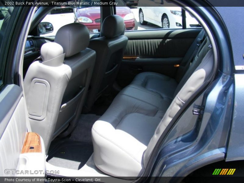 Titanium Blue Metallic / Medium Gray 2002 Buick Park Avenue