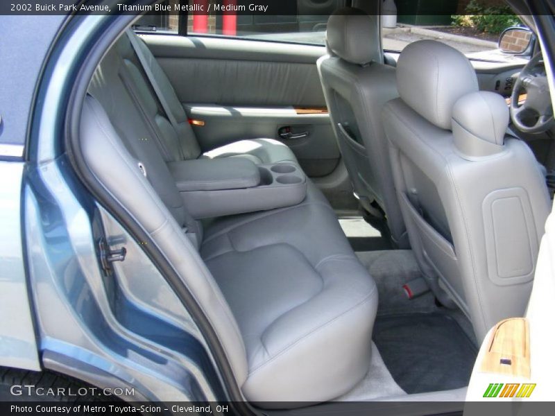 Titanium Blue Metallic / Medium Gray 2002 Buick Park Avenue