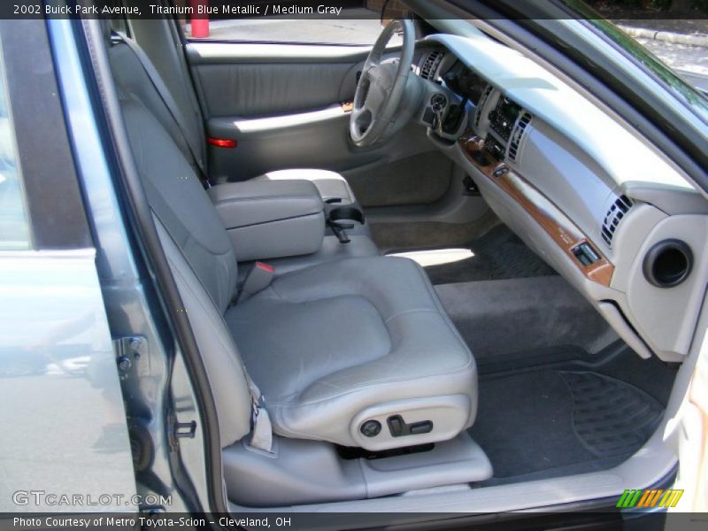 Titanium Blue Metallic / Medium Gray 2002 Buick Park Avenue
