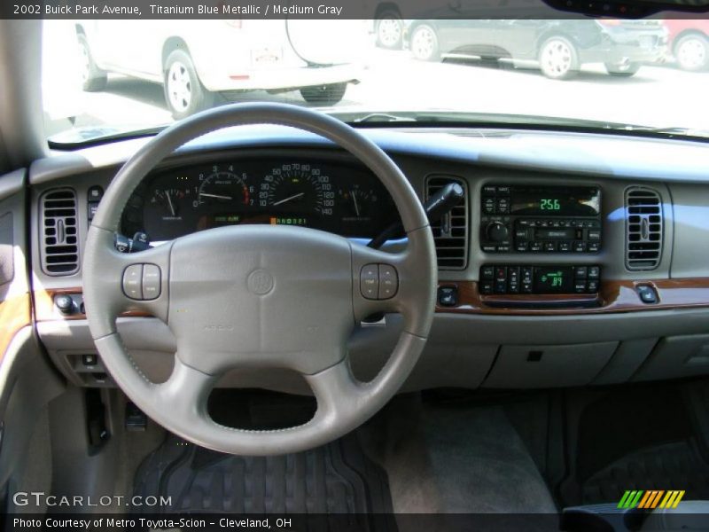 Titanium Blue Metallic / Medium Gray 2002 Buick Park Avenue