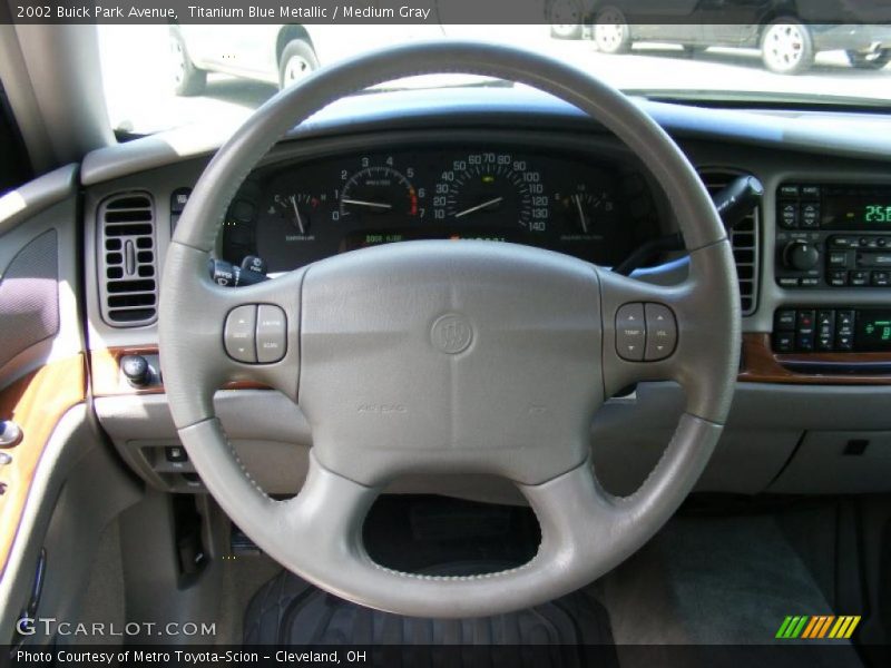 Titanium Blue Metallic / Medium Gray 2002 Buick Park Avenue