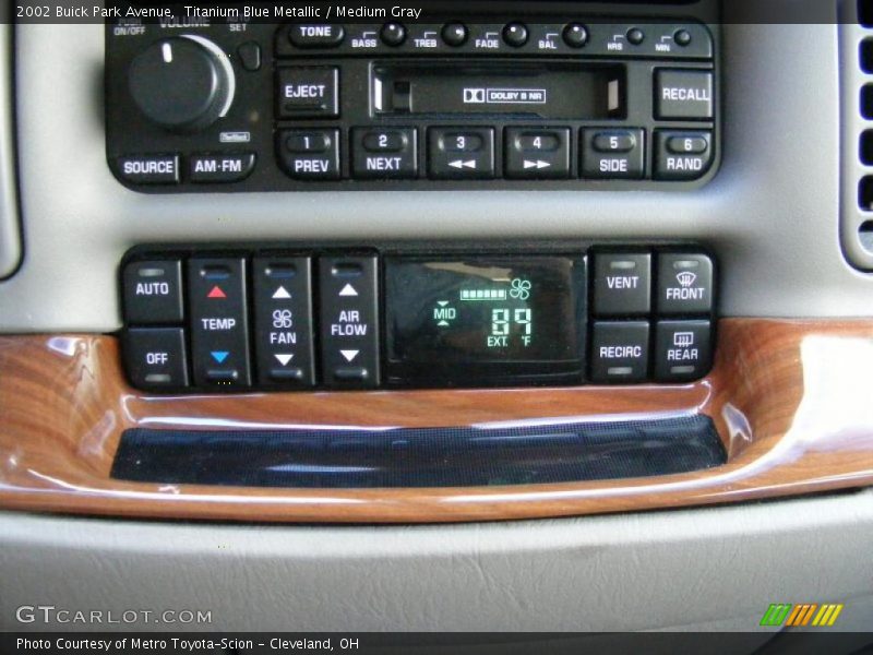 Titanium Blue Metallic / Medium Gray 2002 Buick Park Avenue