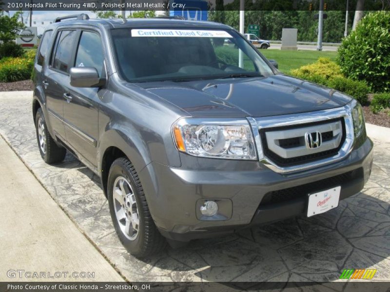 Polished Metal Metallic / Gray 2010 Honda Pilot Touring 4WD