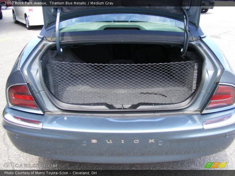 Titanium Blue Metallic / Medium Gray 2002 Buick Park Avenue