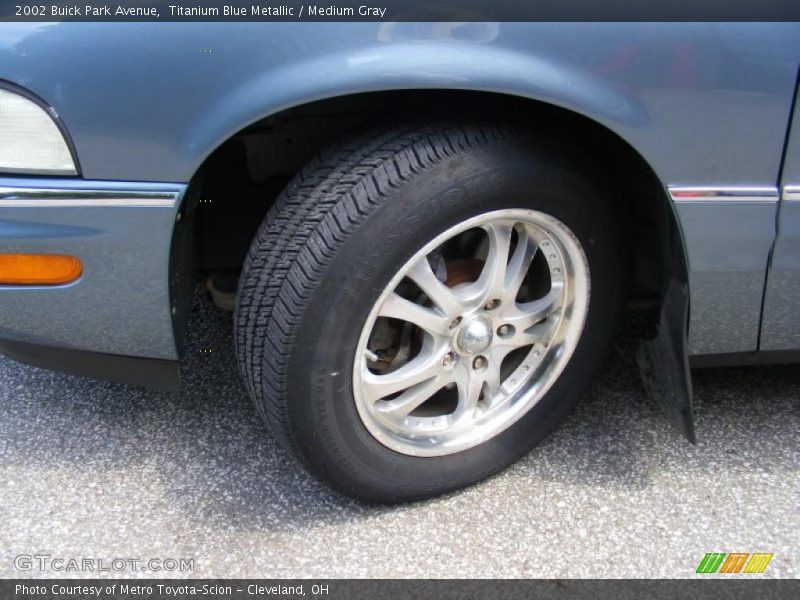 Titanium Blue Metallic / Medium Gray 2002 Buick Park Avenue