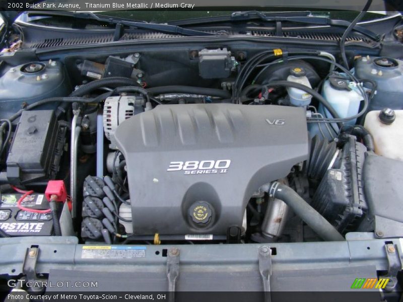 Titanium Blue Metallic / Medium Gray 2002 Buick Park Avenue