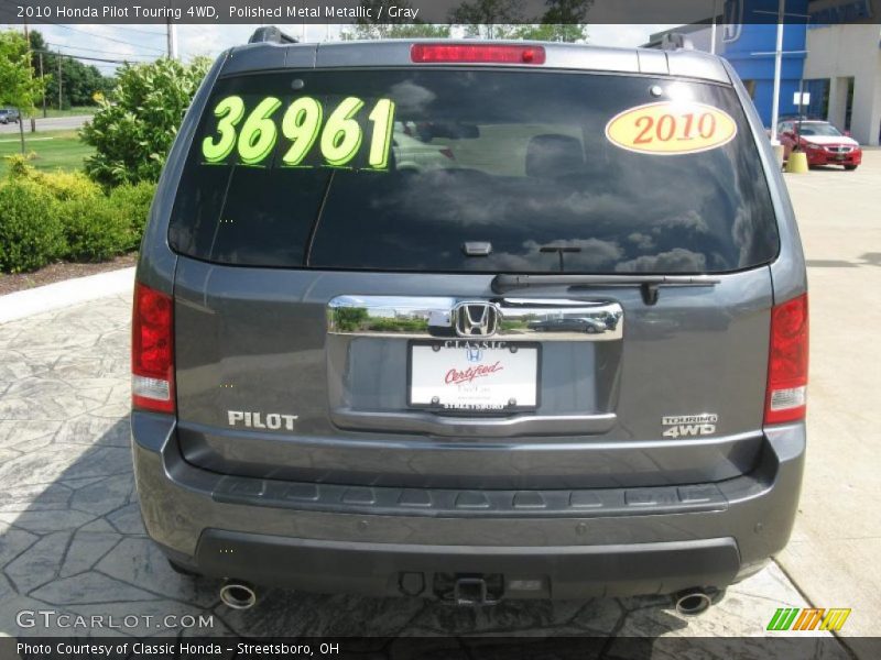 Polished Metal Metallic / Gray 2010 Honda Pilot Touring 4WD