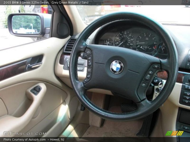 Grey Green Metallic / Sand 2003 BMW 3 Series 325xi Sedan