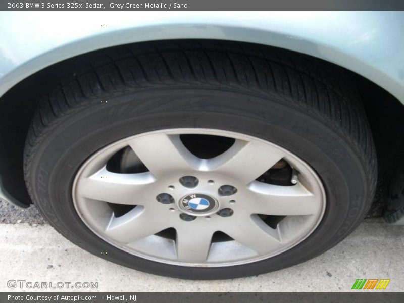 Grey Green Metallic / Sand 2003 BMW 3 Series 325xi Sedan