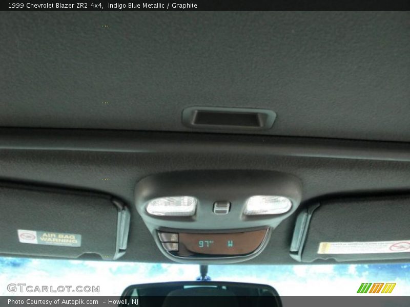 Indigo Blue Metallic / Graphite 1999 Chevrolet Blazer ZR2 4x4