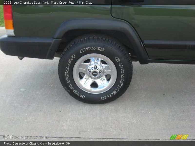 Moss Green Pearl / Mist Gray 1998 Jeep Cherokee Sport 4x4