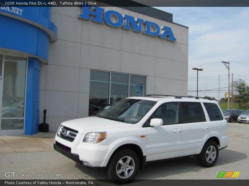 Taffeta White / Olive 2006 Honda Pilot EX-L 4WD