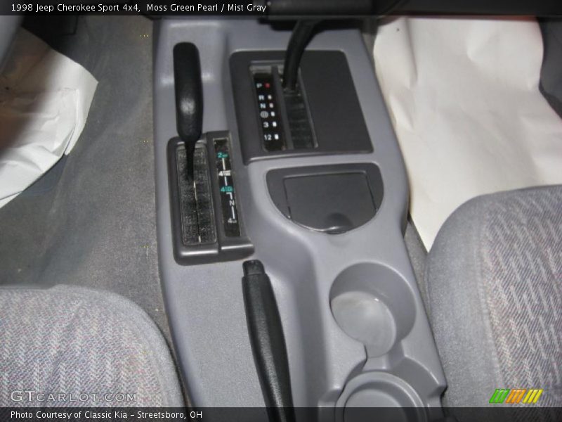 Moss Green Pearl / Mist Gray 1998 Jeep Cherokee Sport 4x4