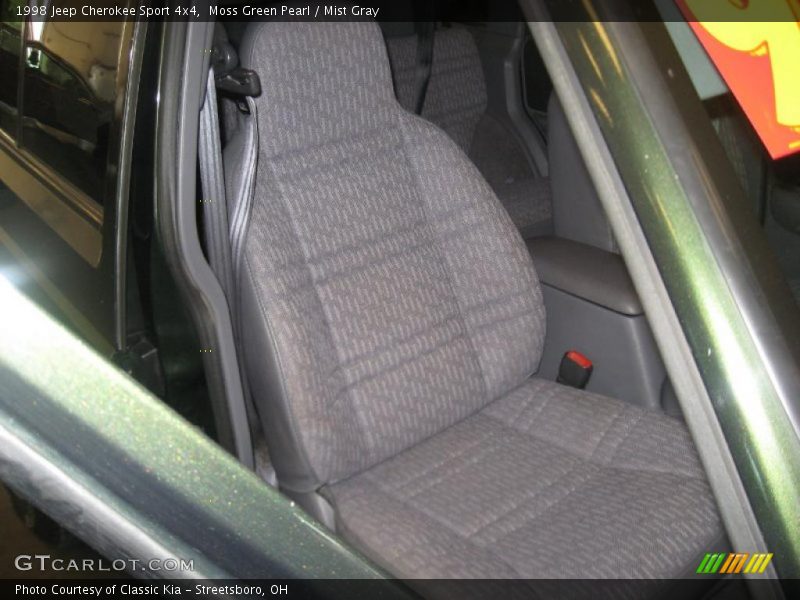 Moss Green Pearl / Mist Gray 1998 Jeep Cherokee Sport 4x4