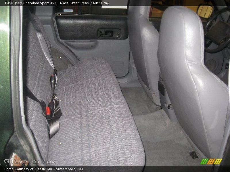 Moss Green Pearl / Mist Gray 1998 Jeep Cherokee Sport 4x4