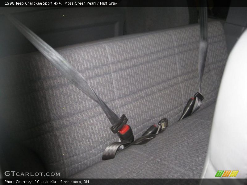 Moss Green Pearl / Mist Gray 1998 Jeep Cherokee Sport 4x4