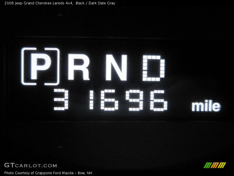 Black / Dark Slate Gray 2008 Jeep Grand Cherokee Laredo 4x4