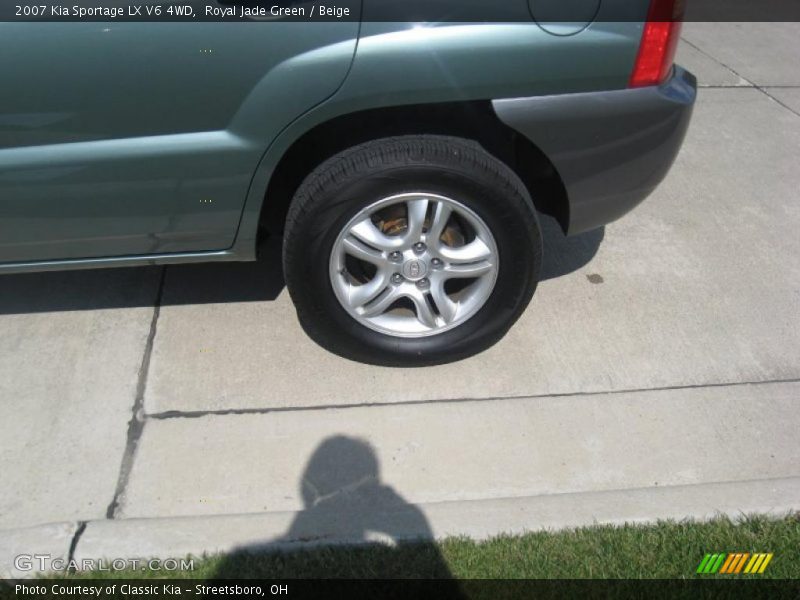 Royal Jade Green / Beige 2007 Kia Sportage LX V6 4WD