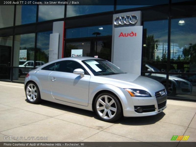 Ice Silver Metallic / Black 2008 Audi TT 2.0T Coupe