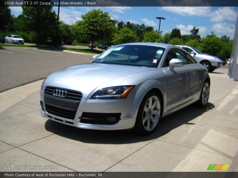 Ice Silver Metallic / Black 2008 Audi TT 2.0T Coupe