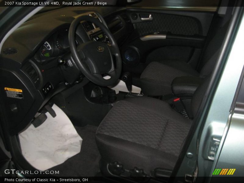 Royal Jade Green / Beige 2007 Kia Sportage LX V6 4WD
