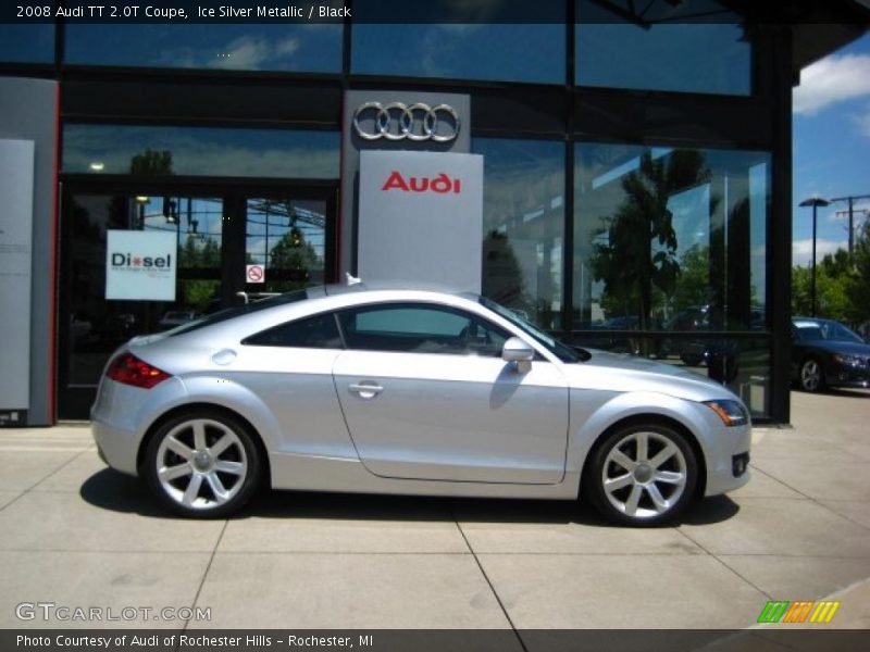 Ice Silver Metallic / Black 2008 Audi TT 2.0T Coupe