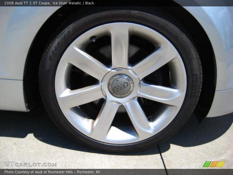 Ice Silver Metallic / Black 2008 Audi TT 2.0T Coupe