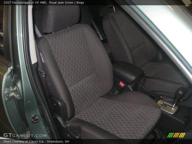 Royal Jade Green / Beige 2007 Kia Sportage LX V6 4WD